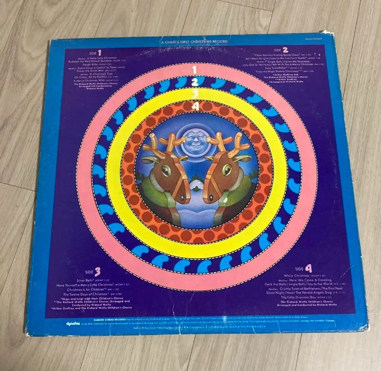 빈티지 크리스마스 lp 바이닐 2lp 이미지