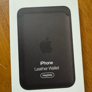 (정품)애플 아이폰 맥세이프 가죽 카드지갑 블랙