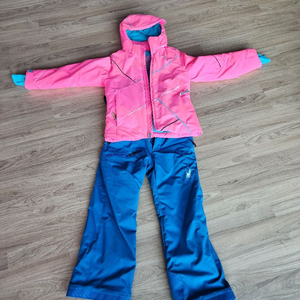 스파이더 여아 스키복 세트 140