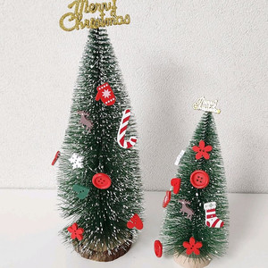 새상품)크리스마스 트리2개일괄 오너먼트 포함 인테리어소품