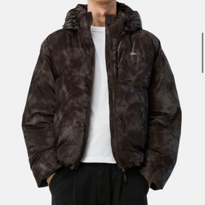 dime 패딩 푸퍼 스모크브라운 xl 새제품 이미지