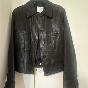 산드로 가죽 자켓