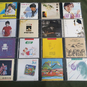 초반위주의 추억의가요 CD 100장 일괄 정리합니다.