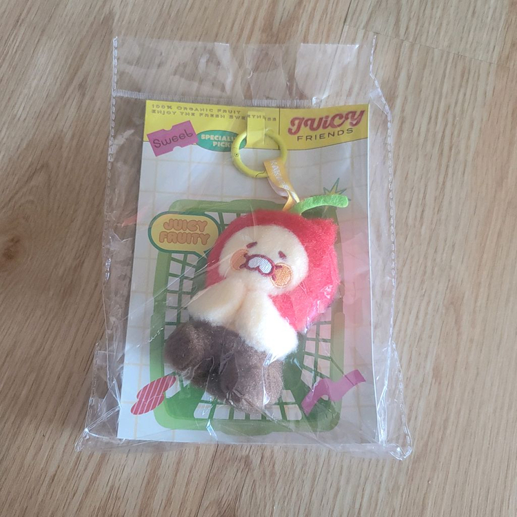 카카오프렌즈 중국 한정 라이언 춘식이 인형 키링 미개봉 새상품--3