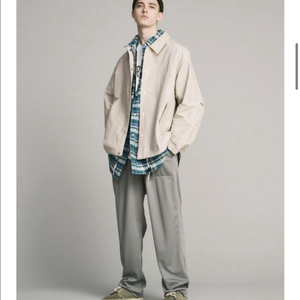 노스페이스 퍼플라벨 체크 셔츠 M