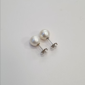 티파니앤코 진주 귀걸이 9-10mm (반택포함)