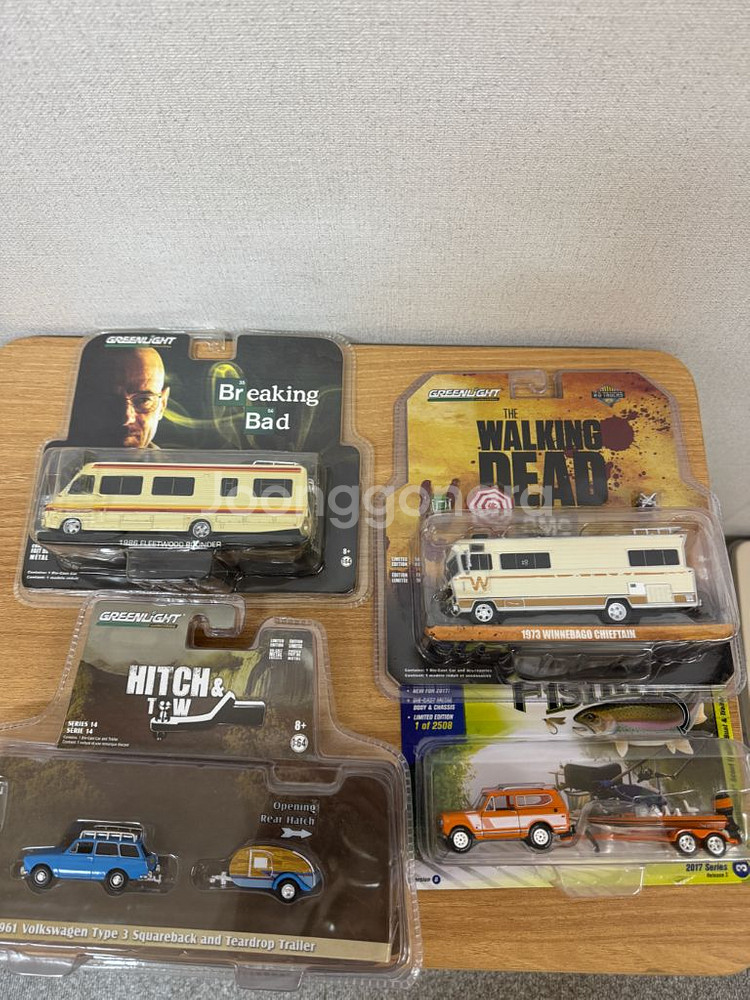 캠핑카 캠핑 트레일러 카라반 다이캐스트 1/64 1/43 스케일 미니카 모형 판매--7