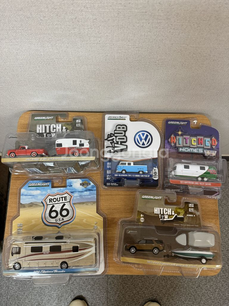 캠핑카 캠핑 트레일러 카라반 다이캐스트 1/64 1/43 스케일 미니카 모형 판매--3