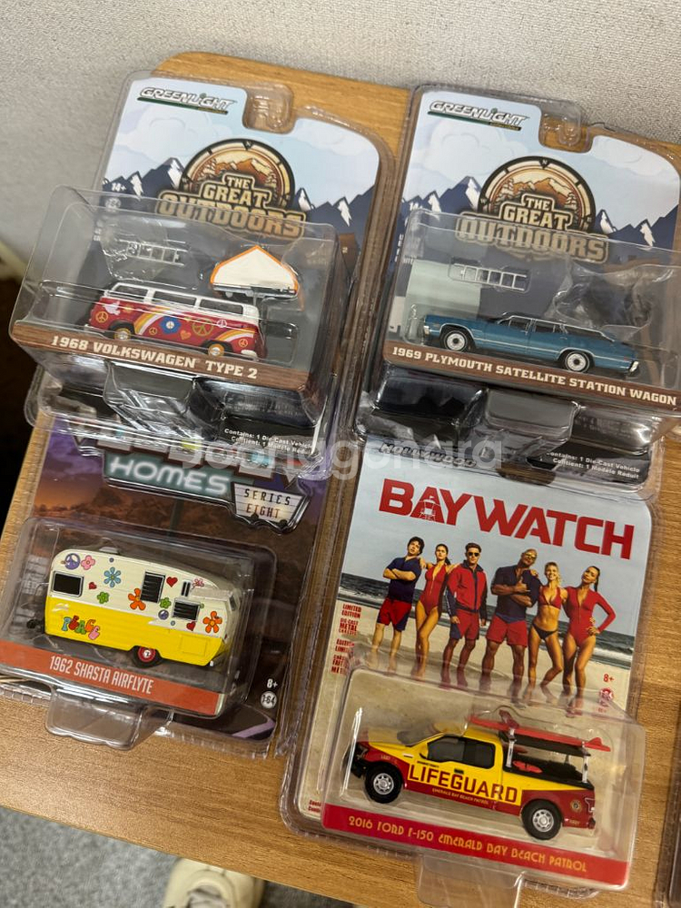 캠핑카 캠핑 트레일러 카라반 다이캐스트 1/64 1/43 스케일 미니카 모형 판매--5