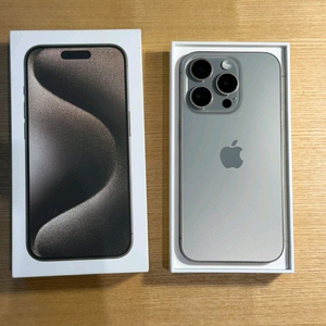아이폰 15프로 256GB 내추럴 티타늄 (배터리 91퍼) 이미지