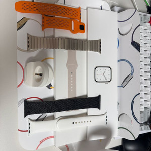 애플워치7 45mm 셀룰러 스타라이트