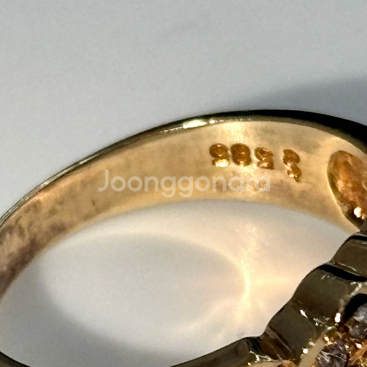 14k 원석 반지--4