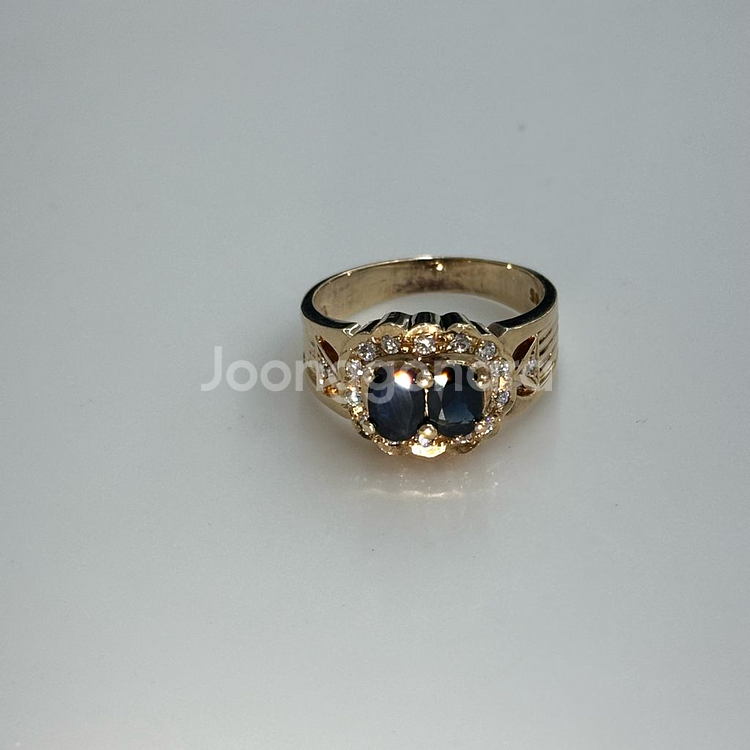 14k 원석 반지--0