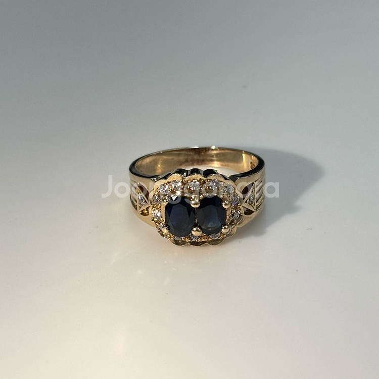 14k 원석 반지--1