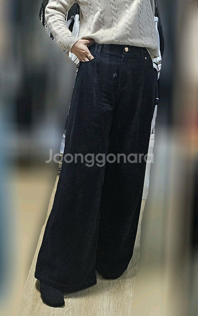 벨벳기모 와이드 진팬츠 55(가격조정완료)--2