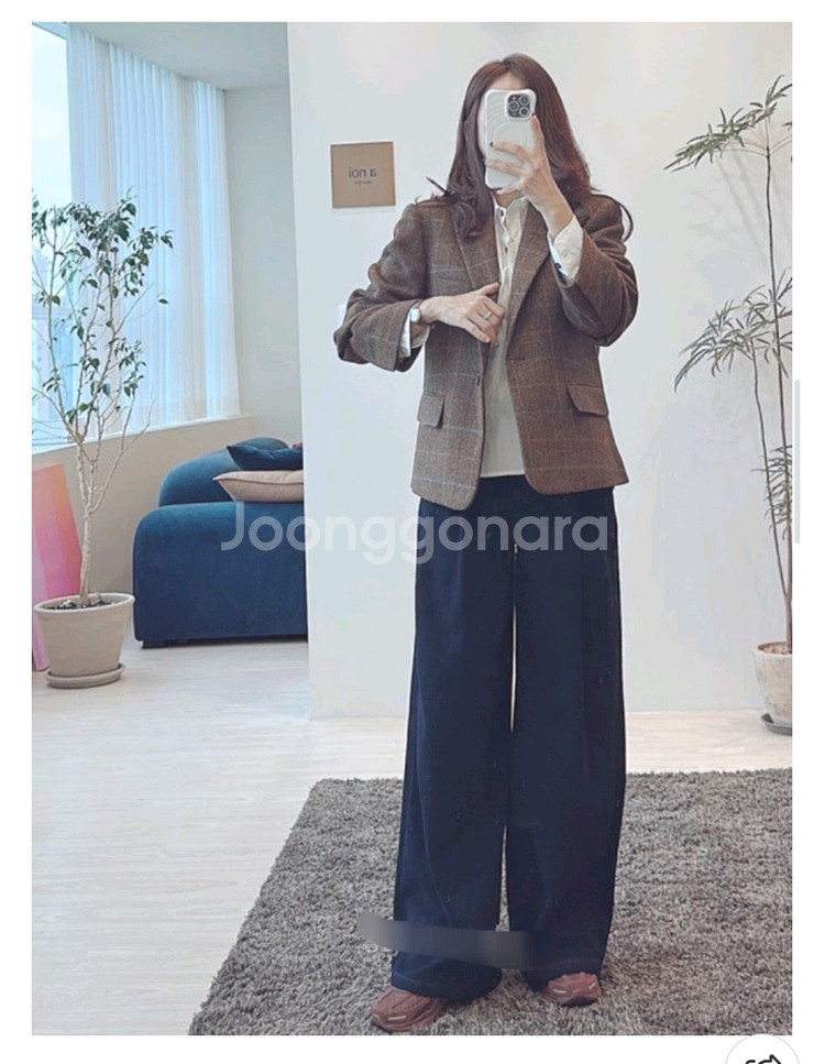 벨벳기모 와이드 진팬츠 55(가격조정완료)--1