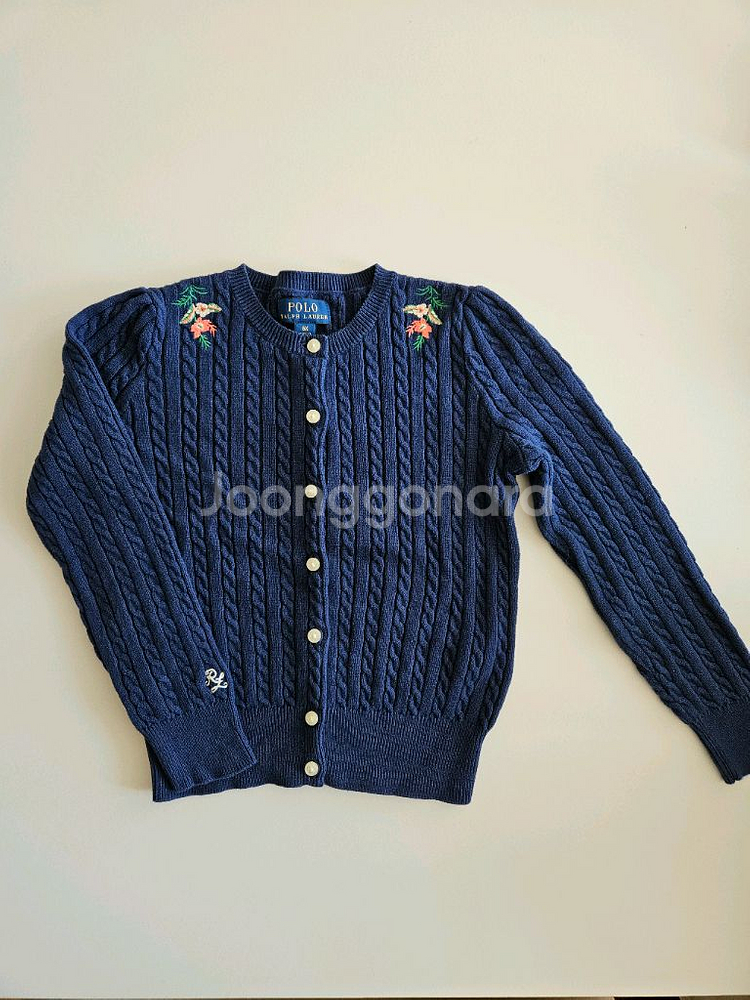 폴로 랄프로렌 여아 미니 케이블 코튼 가디건(정품)--1
