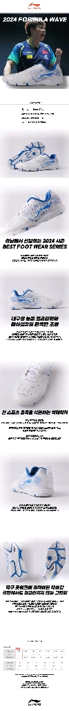 인기)리닝 포뮬러웨이브24.딥블루최저125280 이미지