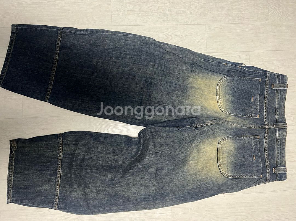 노운 커브드 데님 팬츠--2