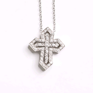 다미아니 벨에포크 크라운 십자가 목걸이 S사이즈 이미지