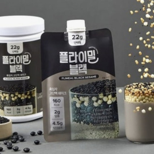 (개당 2,500원)플라이밀 단백질쉐이크 파우치형 블랙