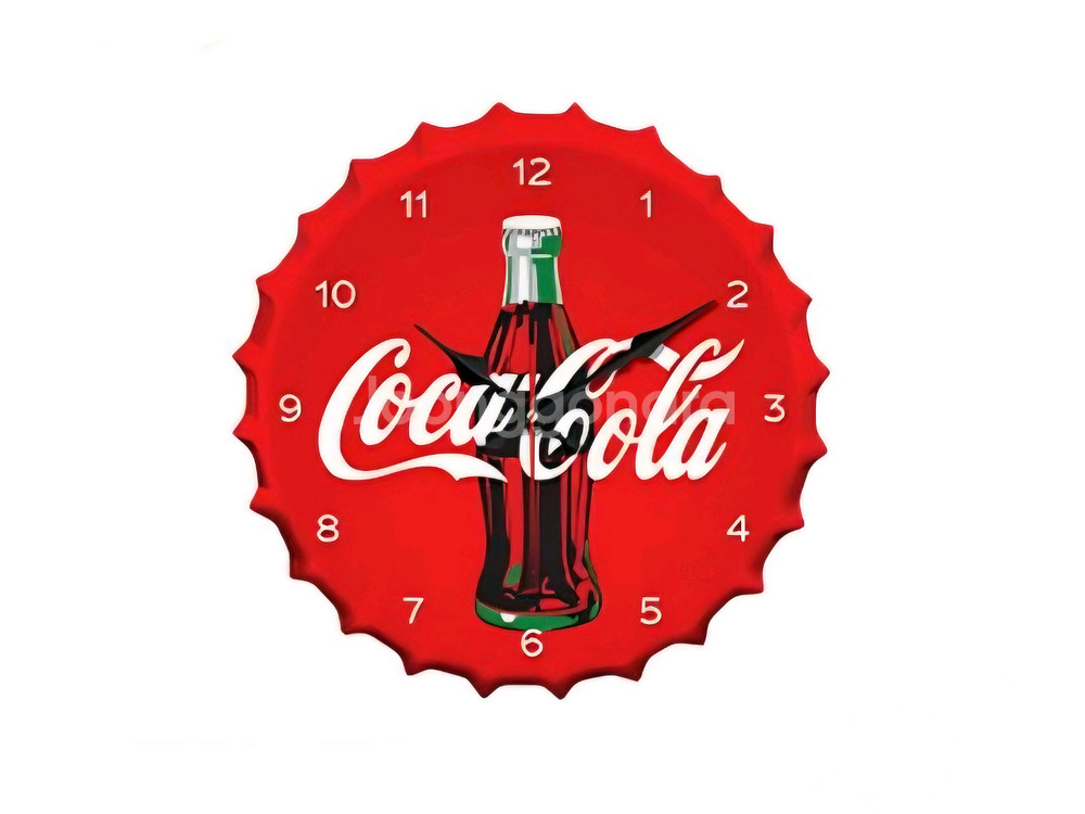 코카콜라 벽시계--0