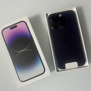 아이폰 14프로 퍼플 128G / 새제품 판매합니다.