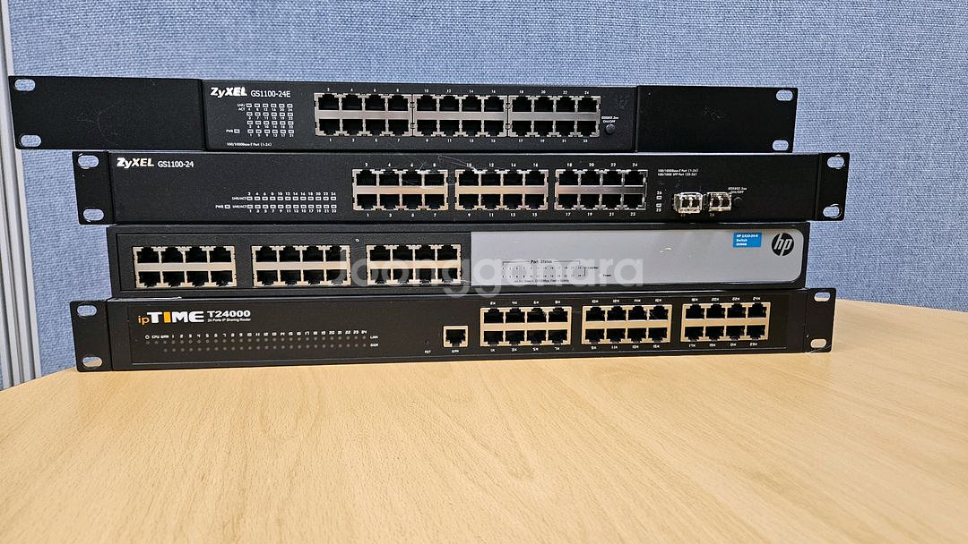 네트워크 스위치 ip TIME T24000 / ZyXEL GS1100-24 / ZyXEL GS1100-24E / H--0