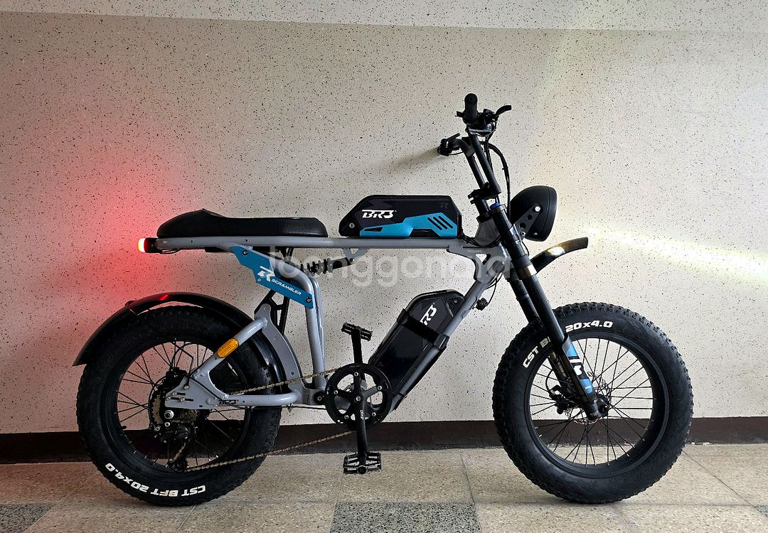 (급처) BR3 스크램블러 / 전기자전거 / 자토바이 / 듀얼배터리--0