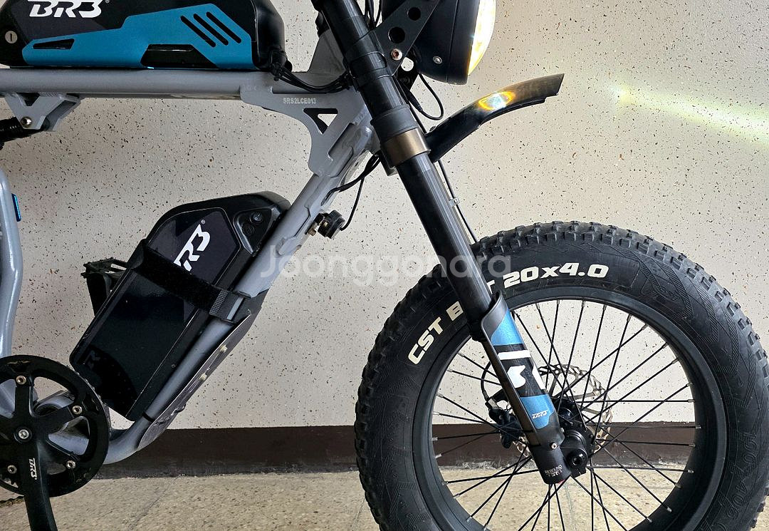 (급처) BR3 스크램블러 / 전기자전거 / 자토바이 / 듀얼배터리--5