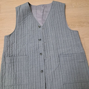 팔없는 조끼식 무명 누비 승복