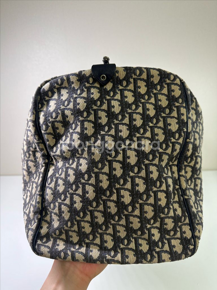 정품 디올 오블리크 보스턴백 급쳐--4