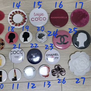 정품) 샤넬 루이비통 뱃지 (코스매틱)