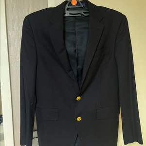 폴로 랄프로렌 네이비 개버딘 금장 블레이져 38s 715512095001