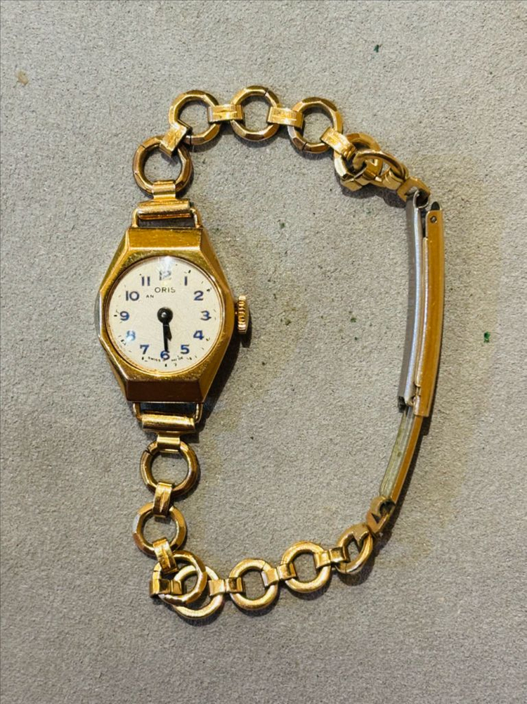 오리스 Oris 여성용 빈티지 수동시계 하자품 이미지