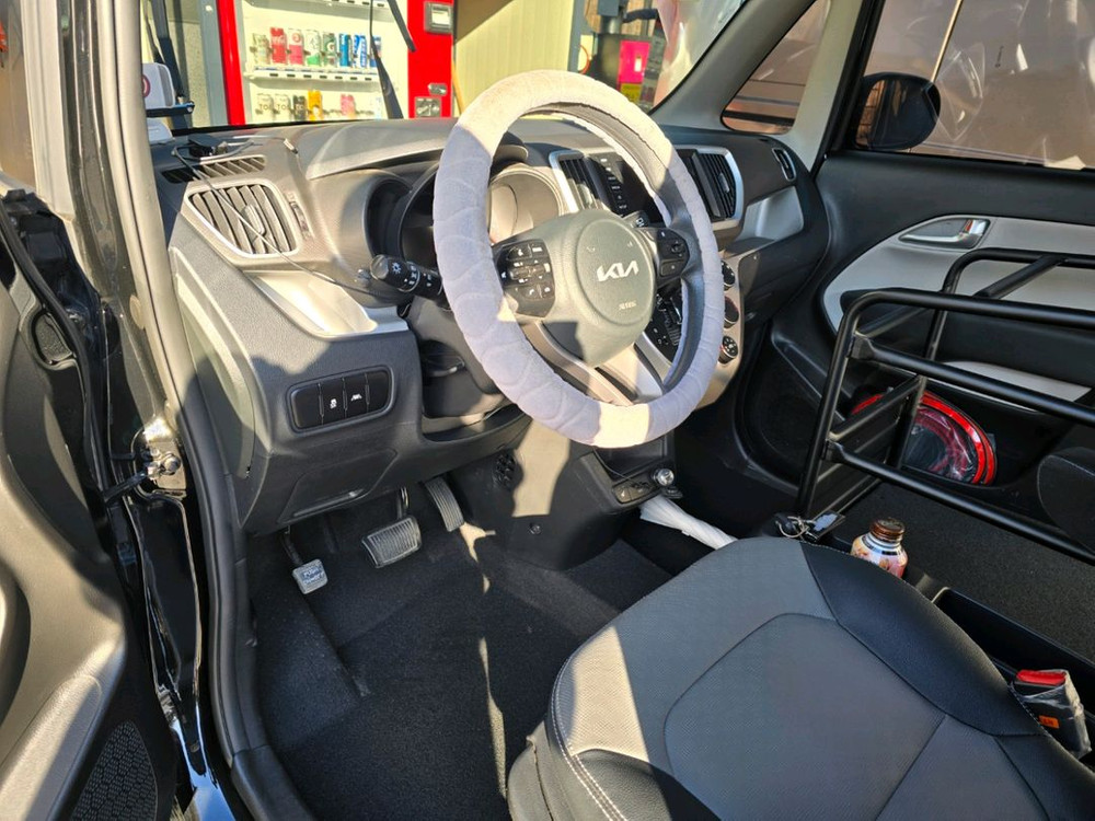 기아 레이 1인승 밴 튜닝차량 판매합니다 검정색 이미지