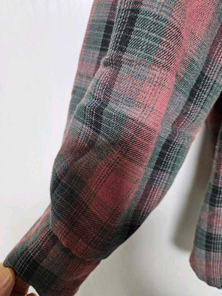 핑크체크루즈핏남방--1