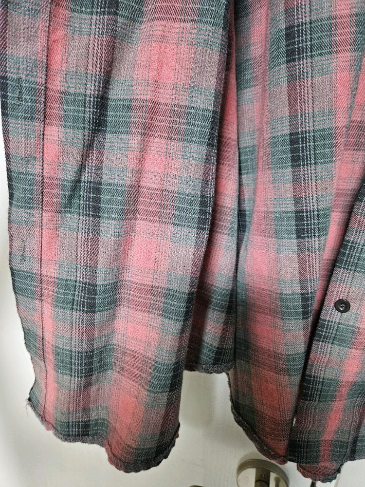 핑크체크루즈핏남방--3