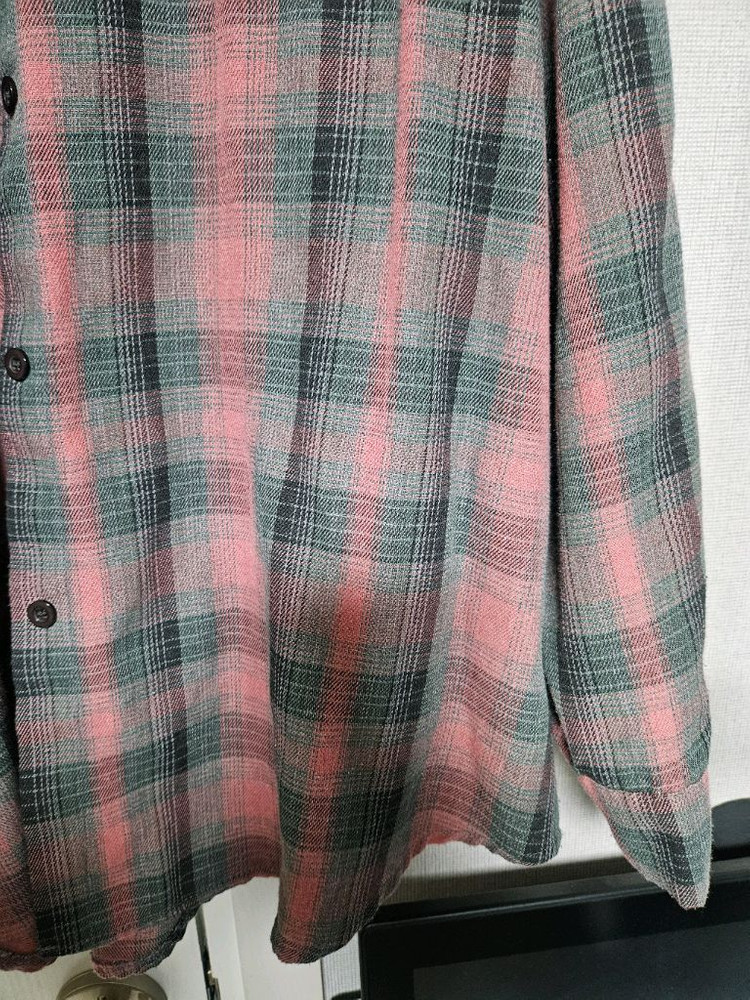 핑크체크루즈핏남방--5