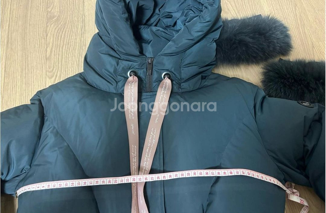 새상품급 에고이스트 빅 후드 중기장 패딩 여 66--7