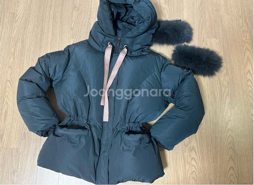 새상품급 에고이스트 빅 후드 중기장 패딩 여 66--6