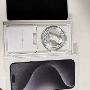 아이폰15 프로맥스 256 블랙 티타늄 풀박스