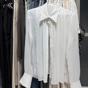 플리츠 수입셔츠