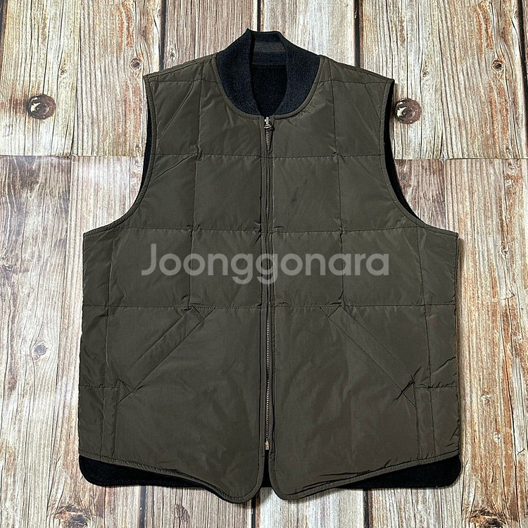 더블알엘 브라운스 비치 리버시블 울 다운 베스트 M--11