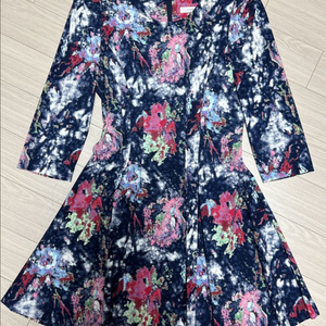 플라워 패턴 원피스