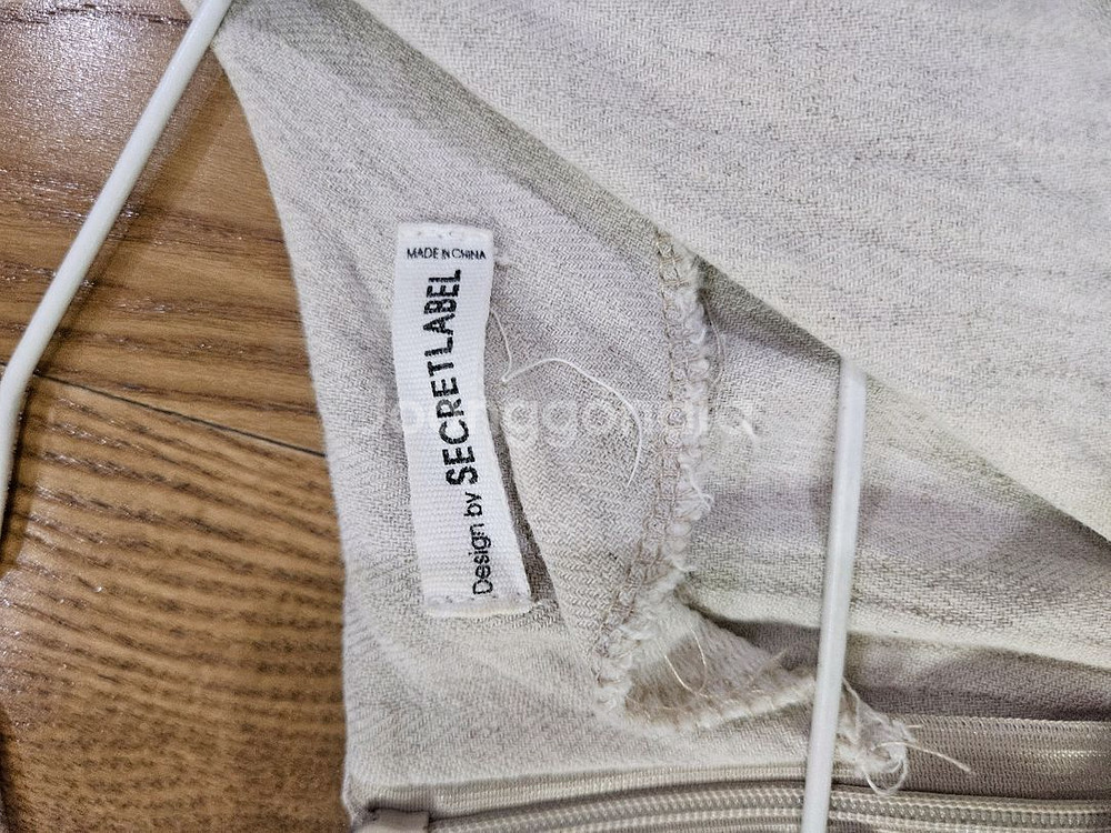 시크릿라벨 칠부소매 롱원피스 프리사이즈--1