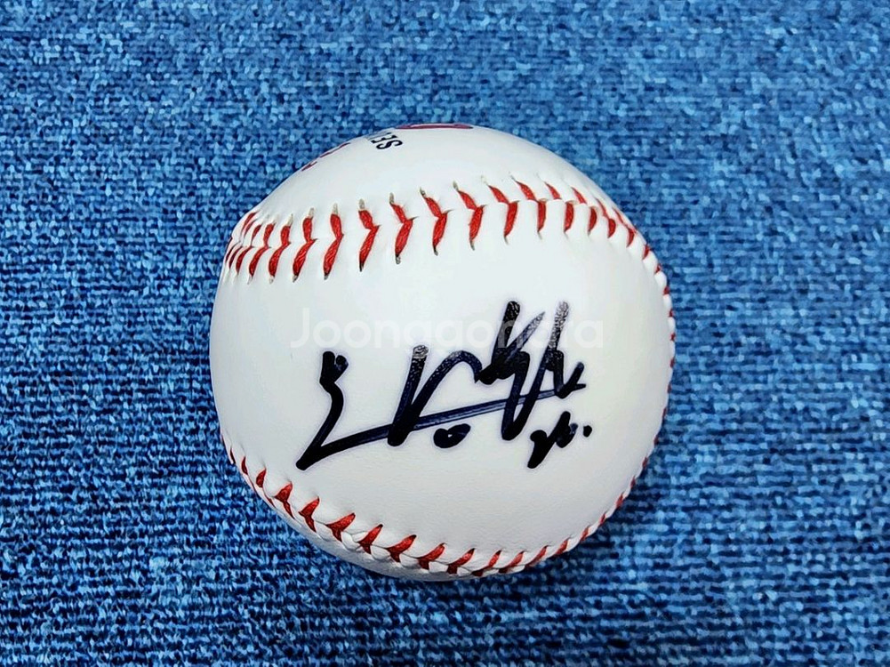 오승환선수 MLB 로링스 포토 친필싸인볼--1