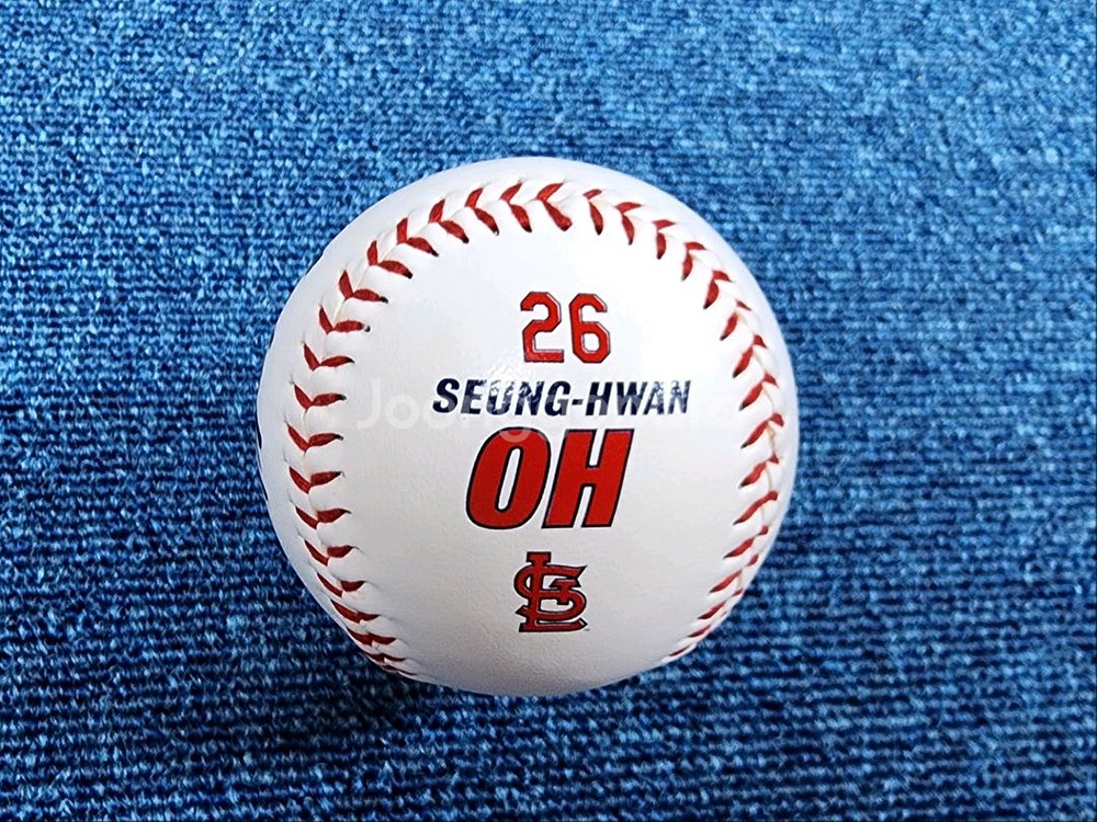 오승환선수 MLB 로링스 포토 친필싸인볼--2