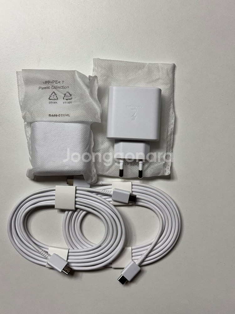 삼성정품 45W PD 충전기 삼성정품1.8M c to c 케이블--0