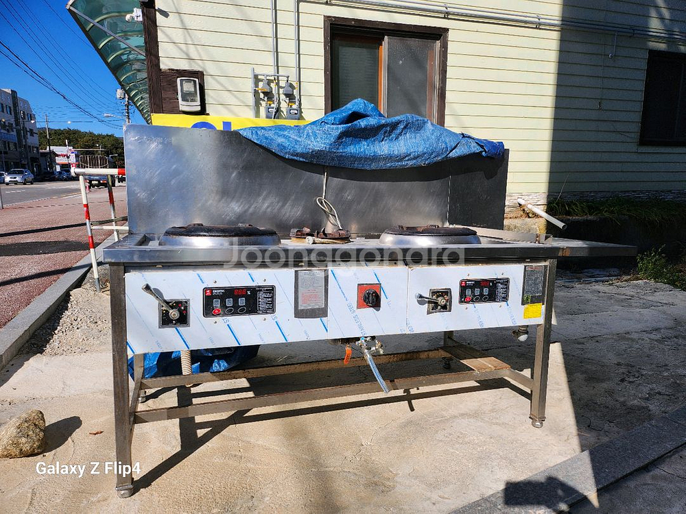 에너택 중화 레인지 3구 가스레인지 cn-17d21--0